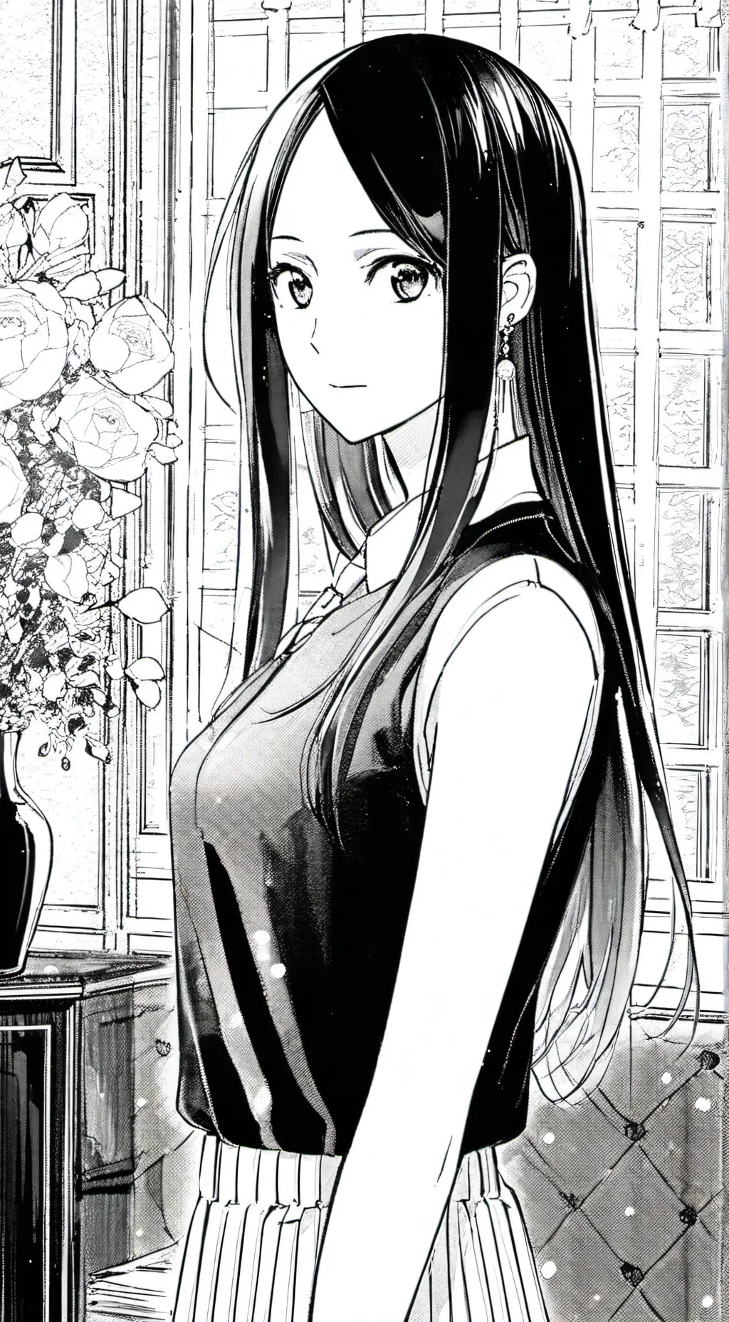 ai character: :))) background