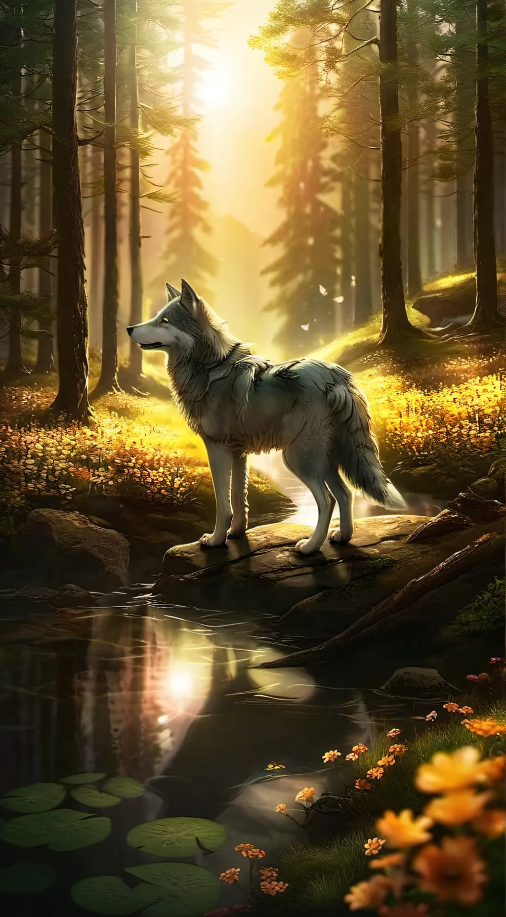 ai character: The pack of wolves background