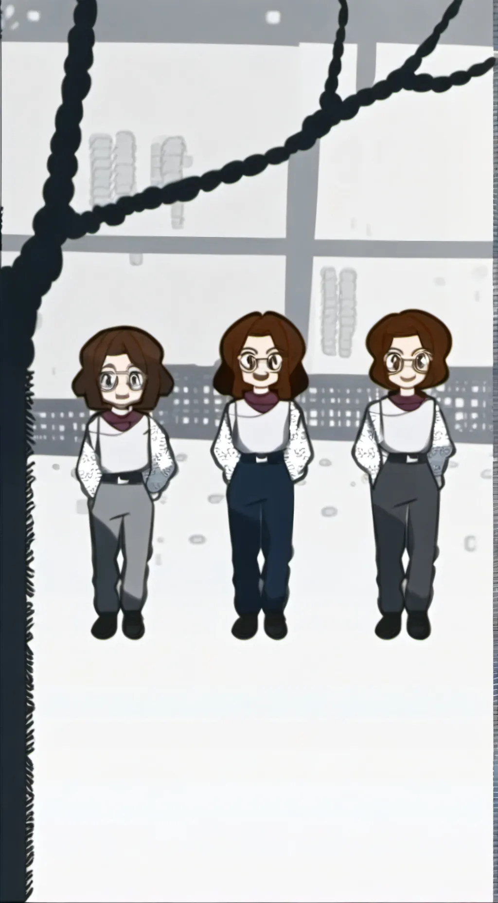 ai character: uraraka  background