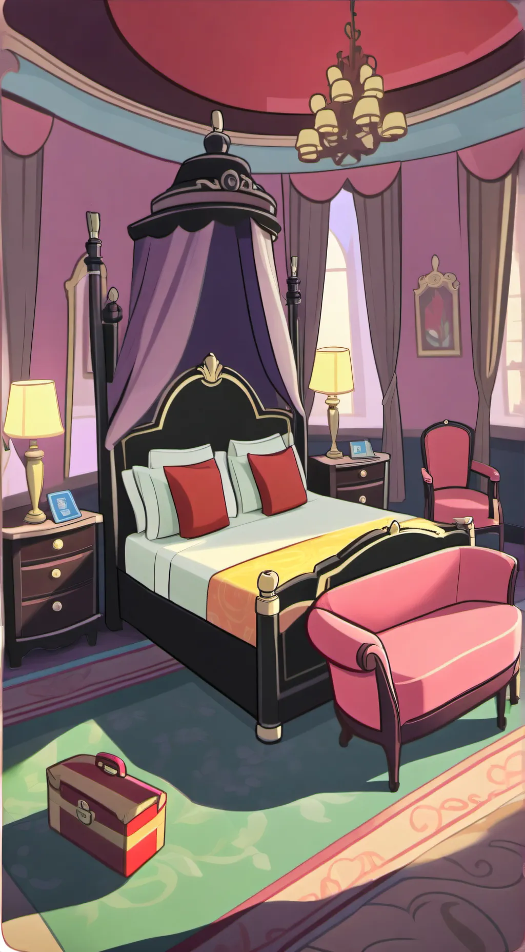 ai character: HH rain pt2 background