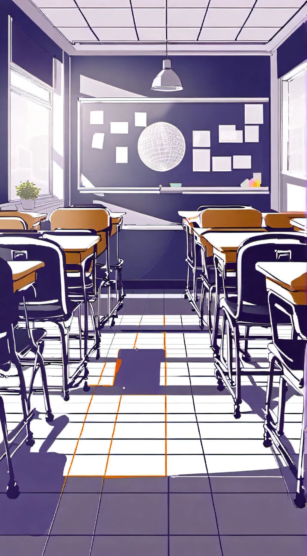 ai character: BSD high school au background