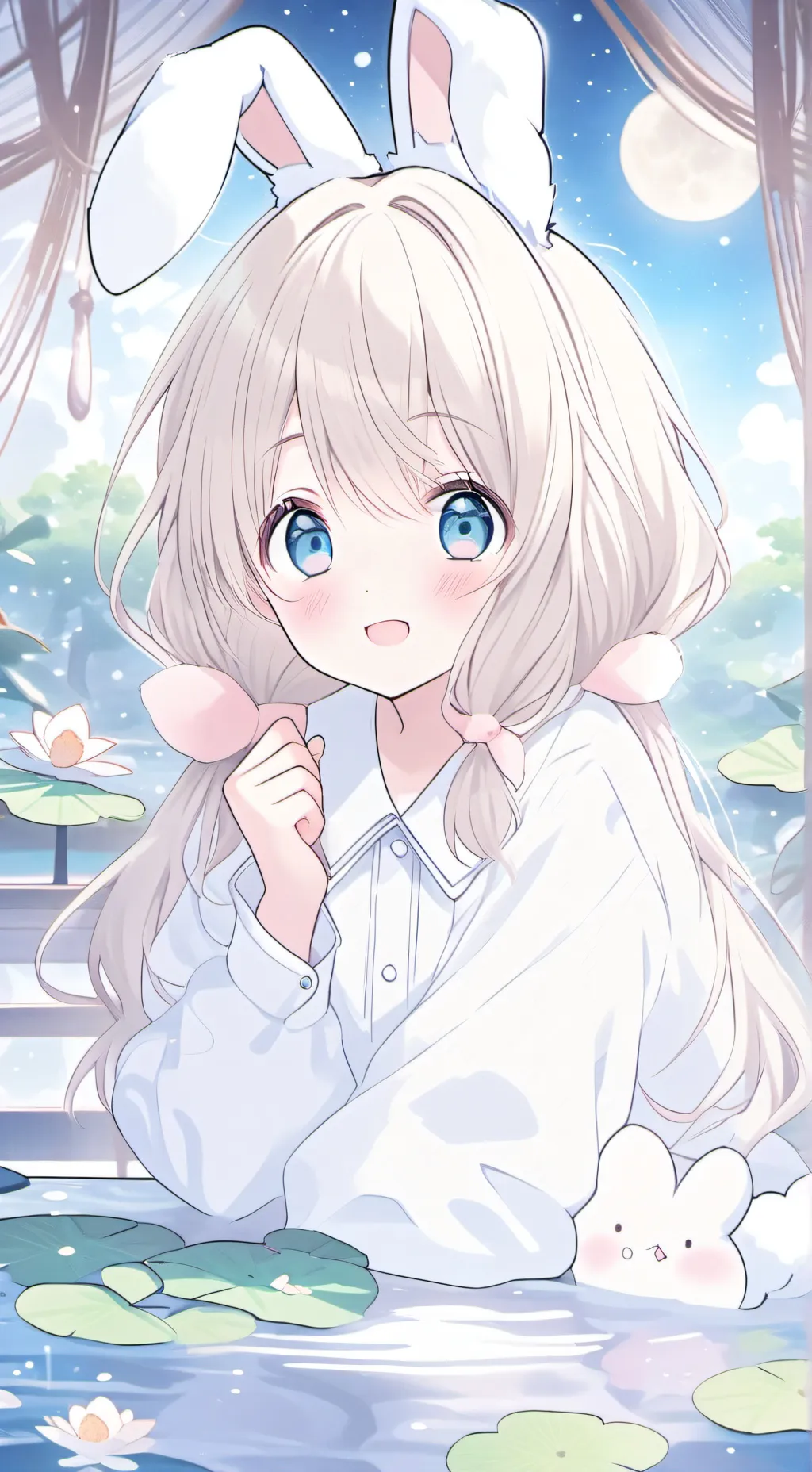 ai character: Bikini Bunny background