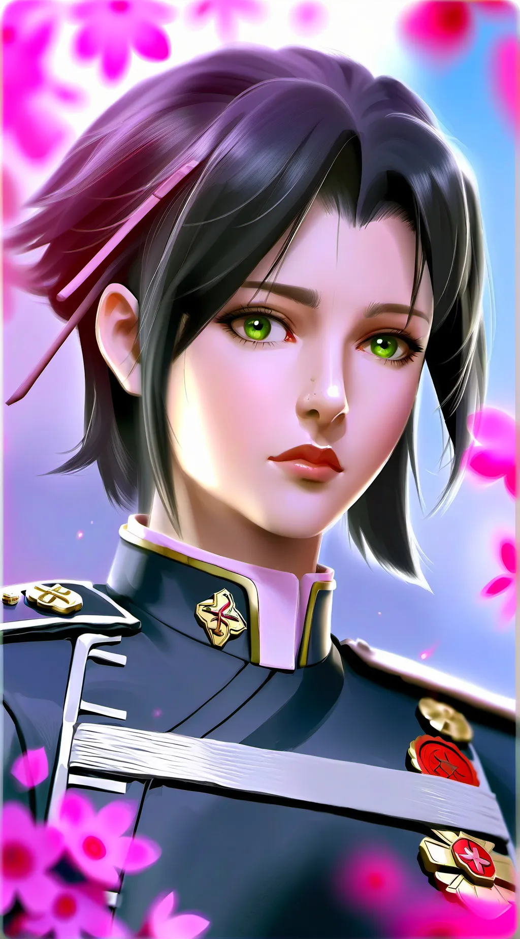 ai character: Sakura Haruno background
