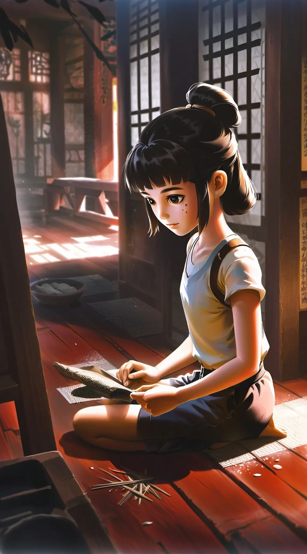 ai character: Shoppai background