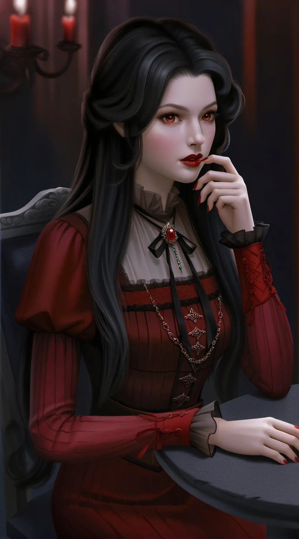 ai character: Katherina Rockford background