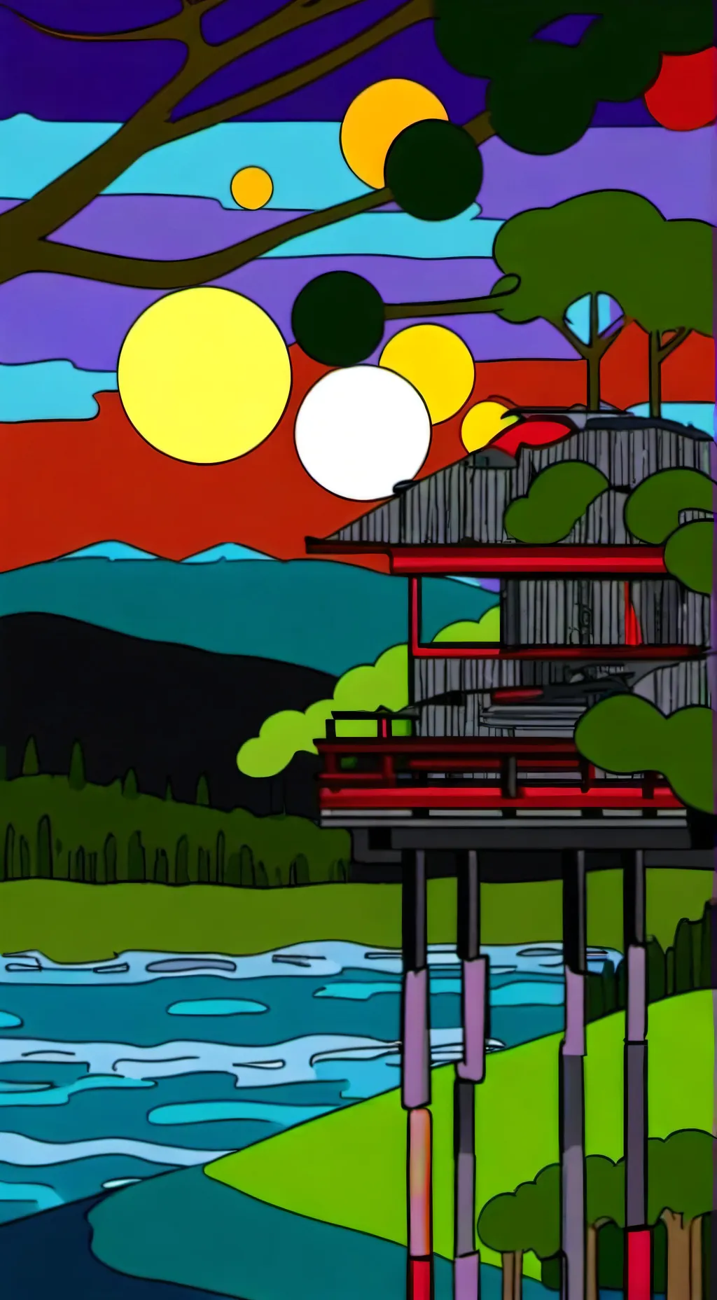 ai character: Sprunki Horror background