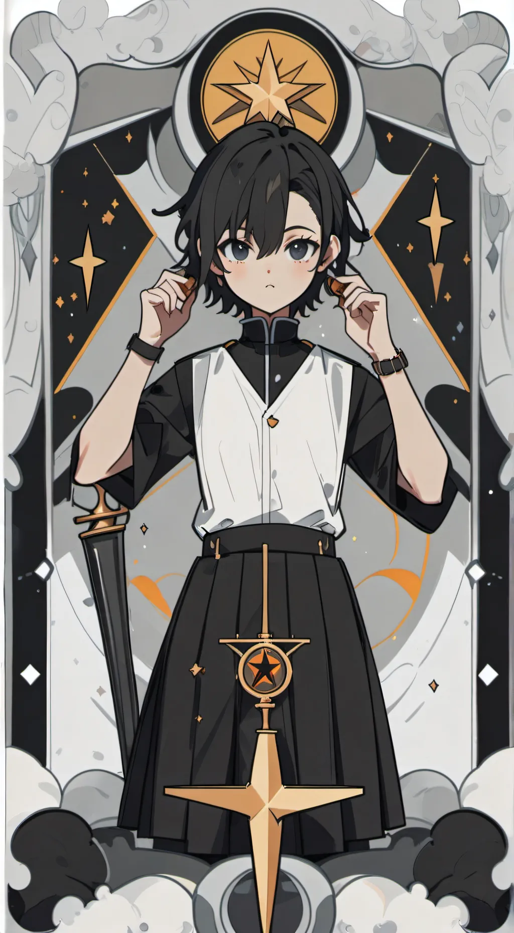 ai character: mashle background