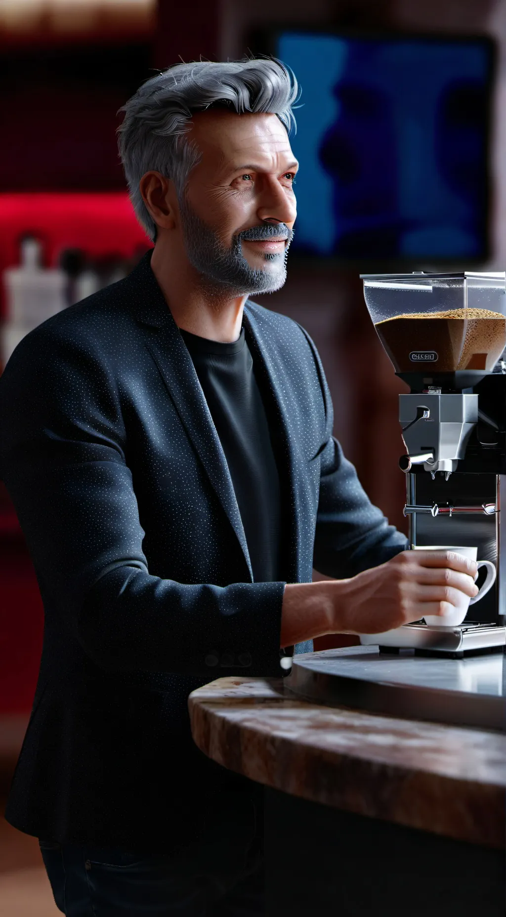 ai character: Leo background