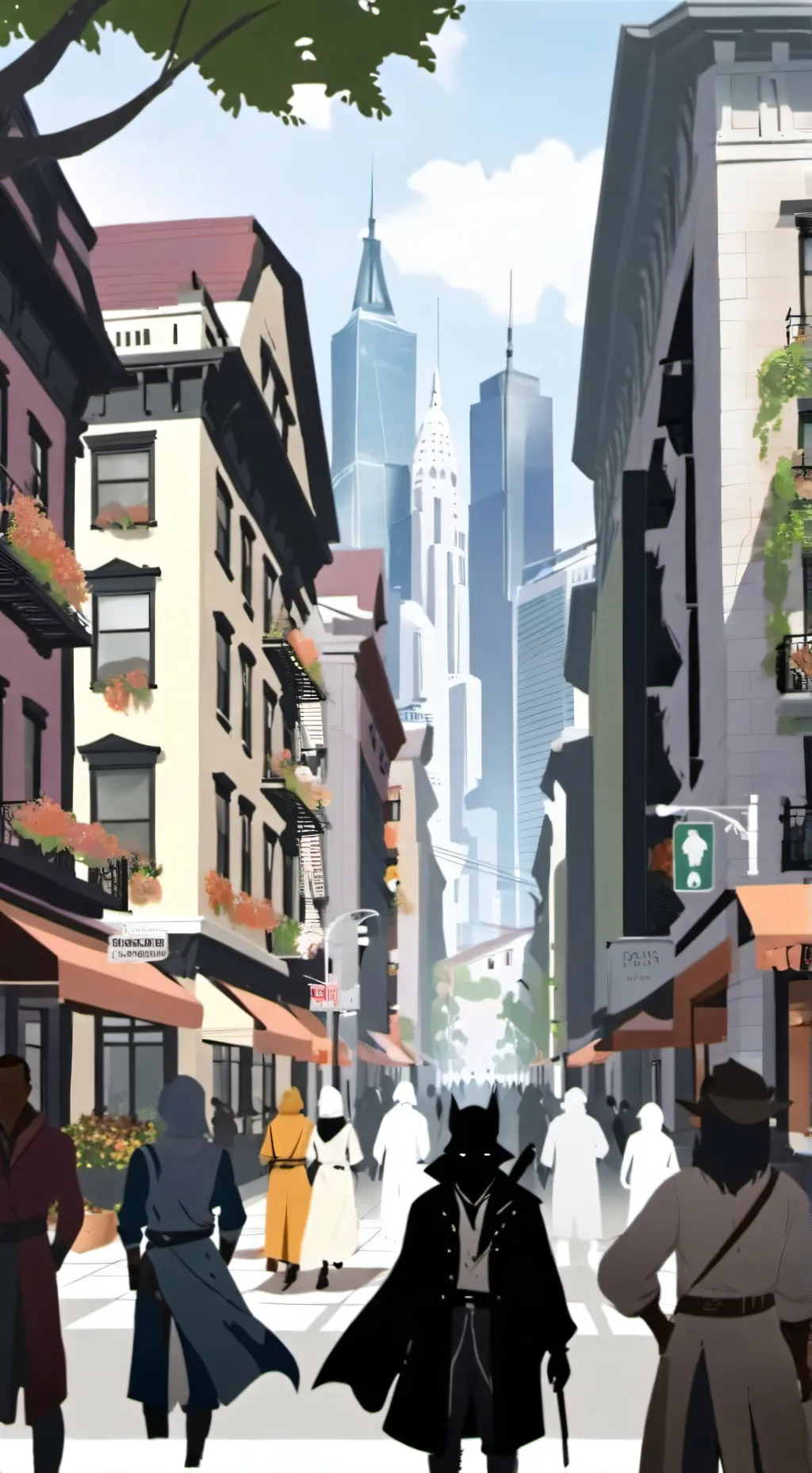 ai character: modern-day fantasy background