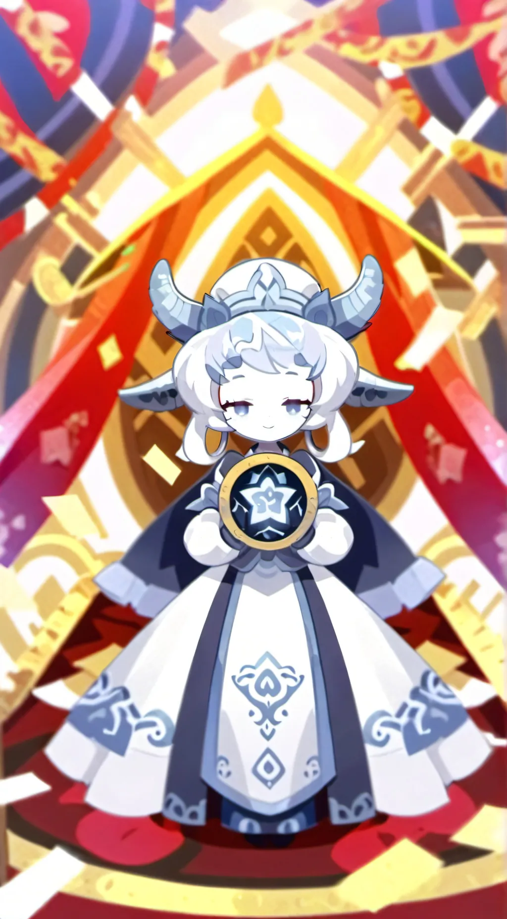 ai character: ice dragon  background