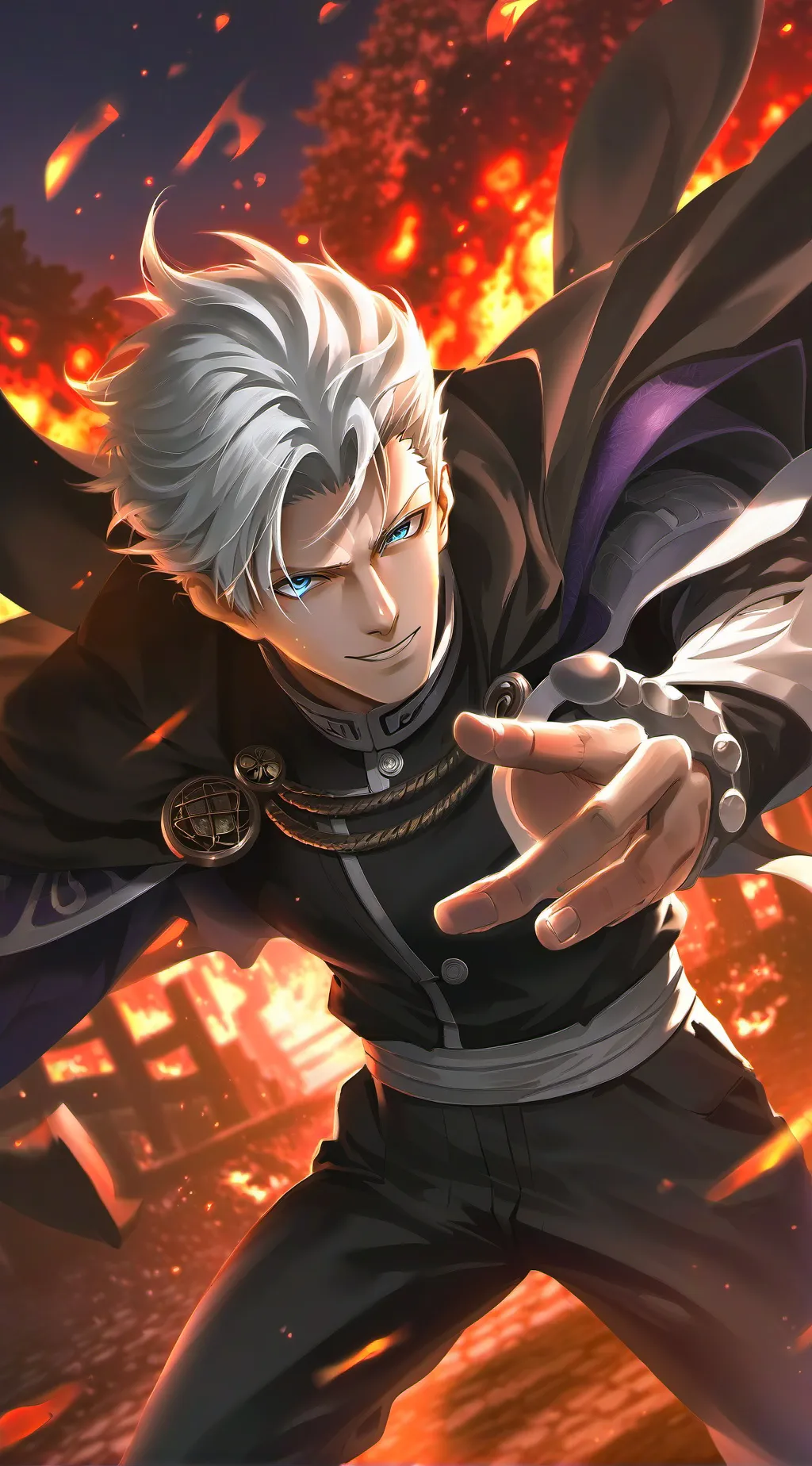 ai character: Gojo Satoru background