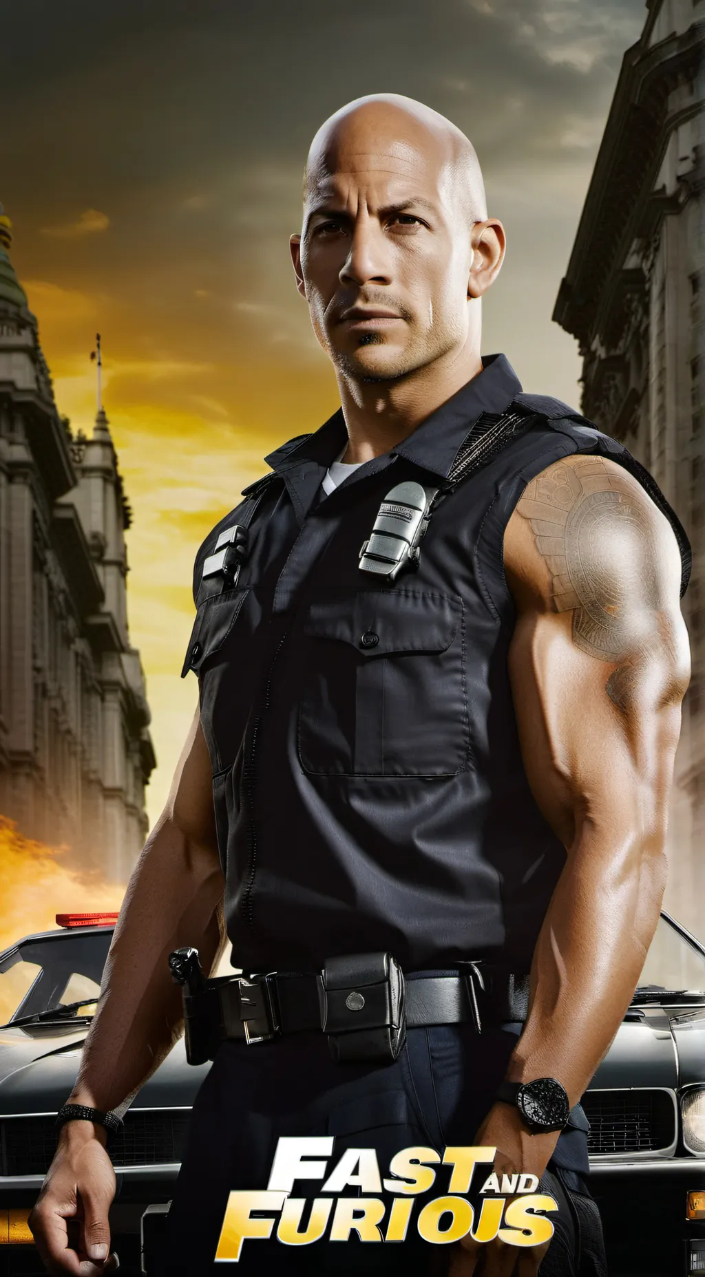 ai character: Вин Дизел background