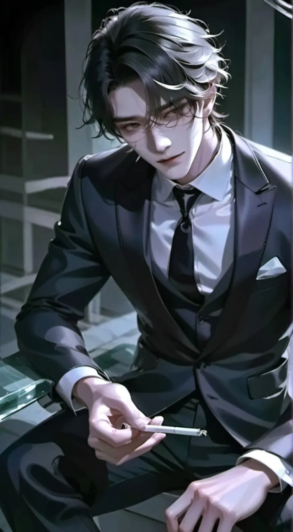 ai character: ⚠️Cole Maclovon⚠️ background