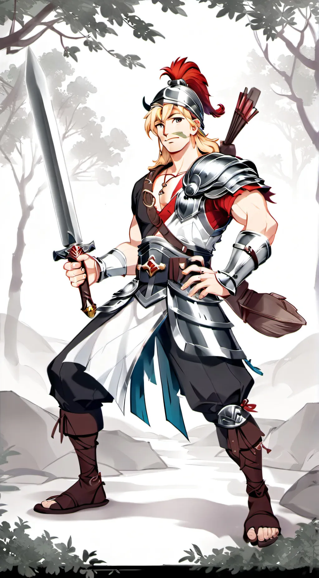 ai character: Asterix  background