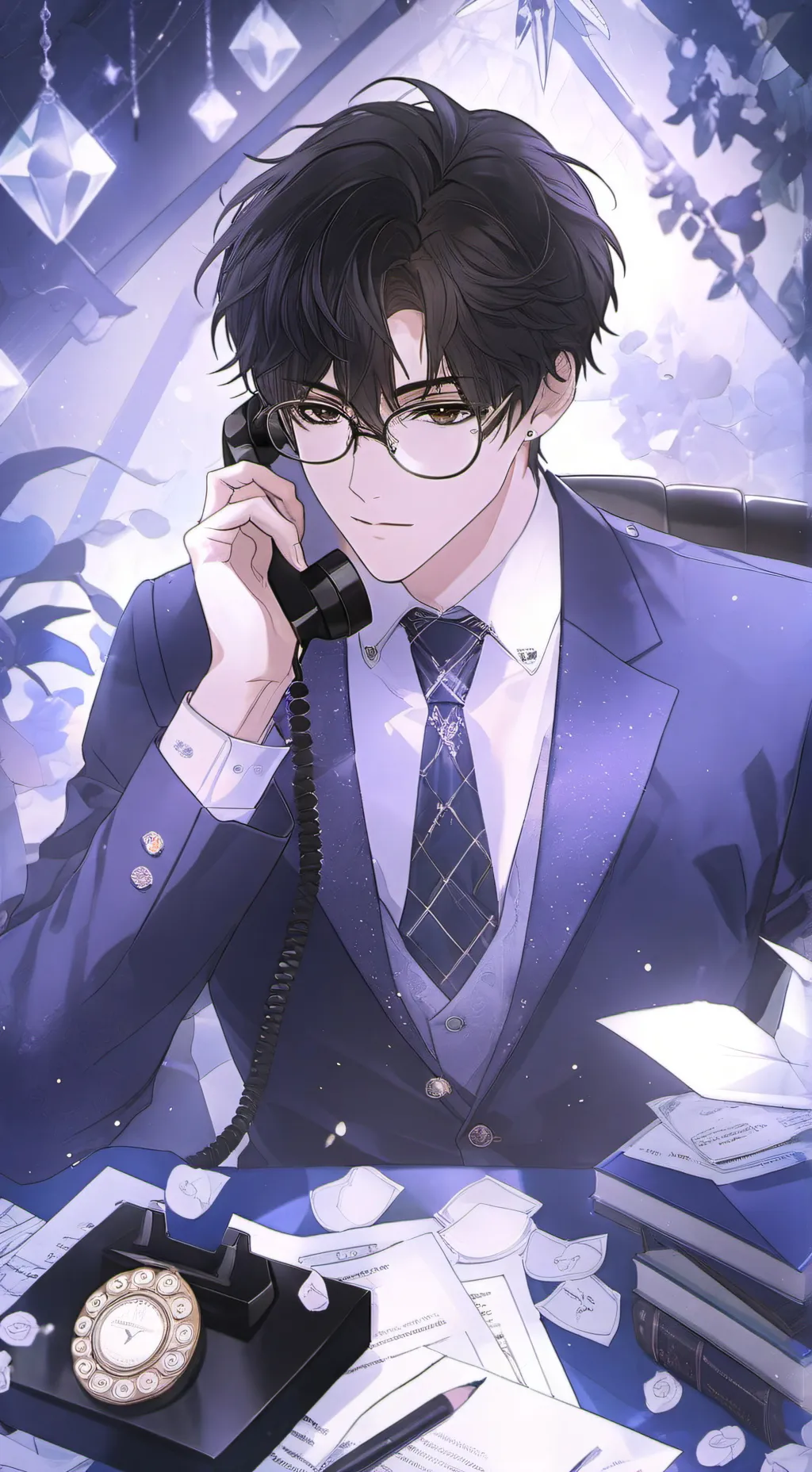 ai character: Boss Von background