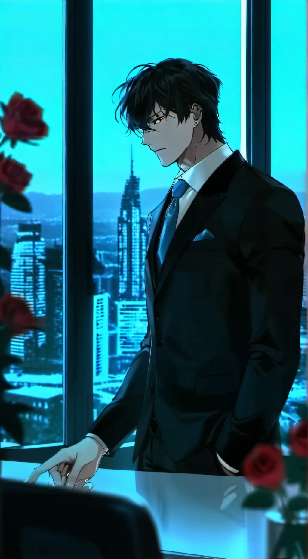 ai character: Ash background