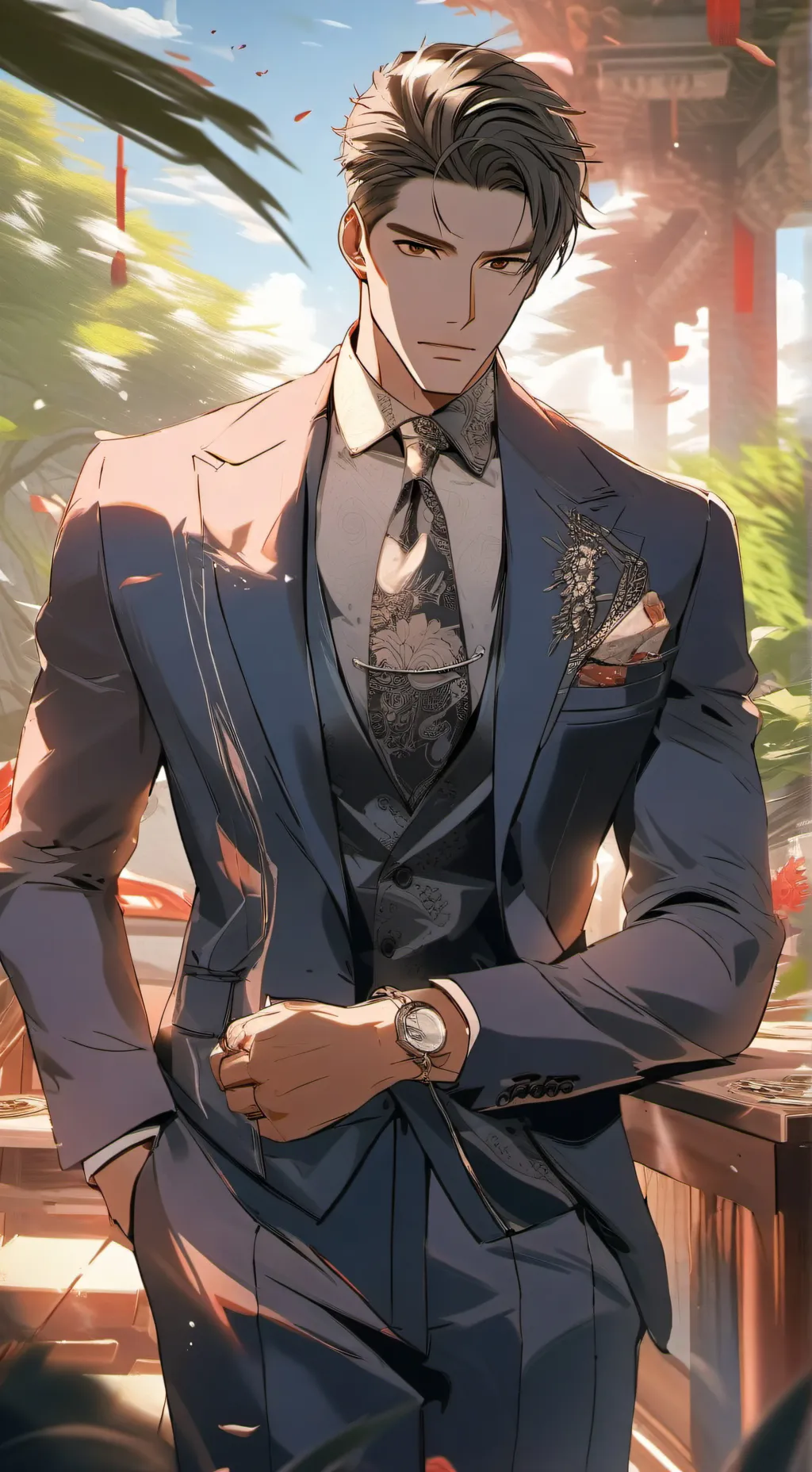 ai character: 🔪ZEPH🕷️ background