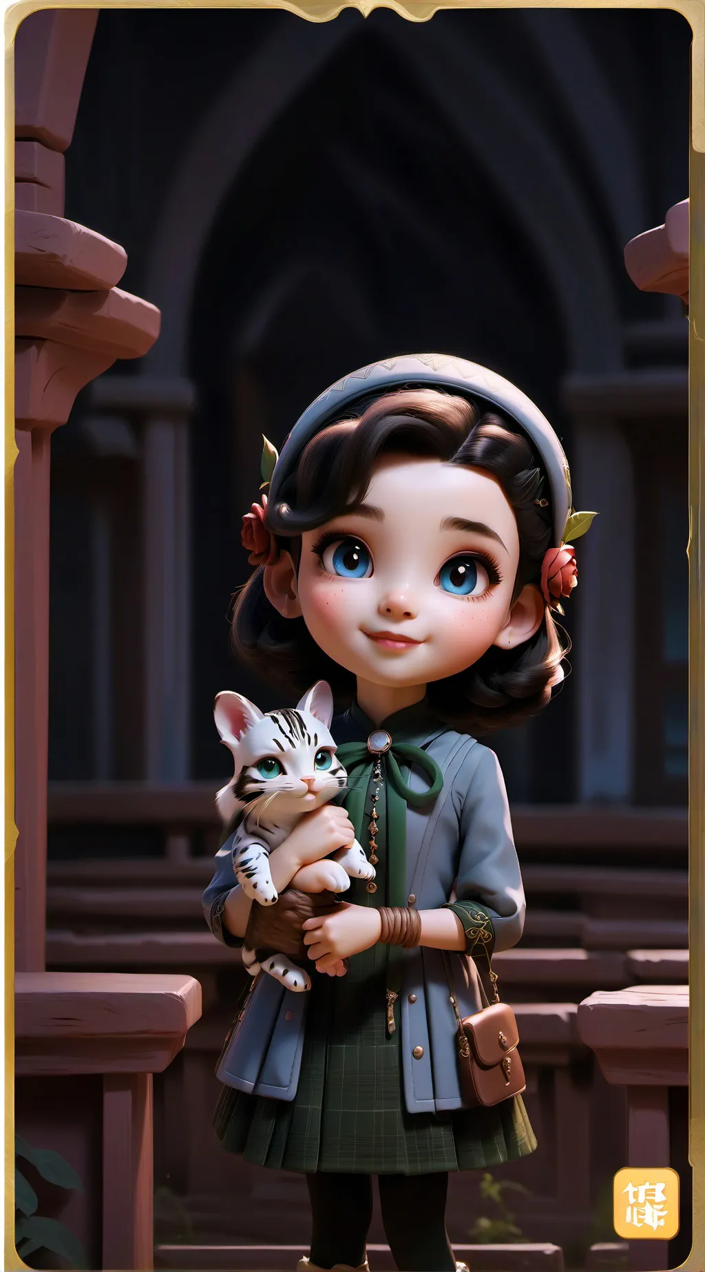 ai character: Какашка  background