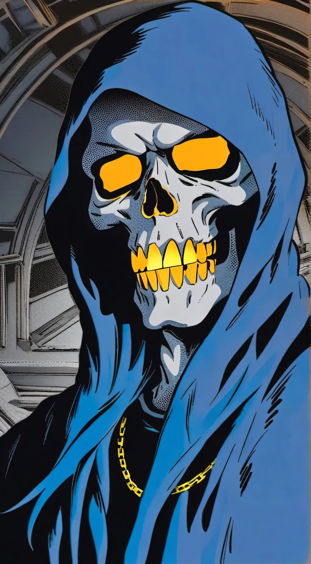 ai character: Dennis  background