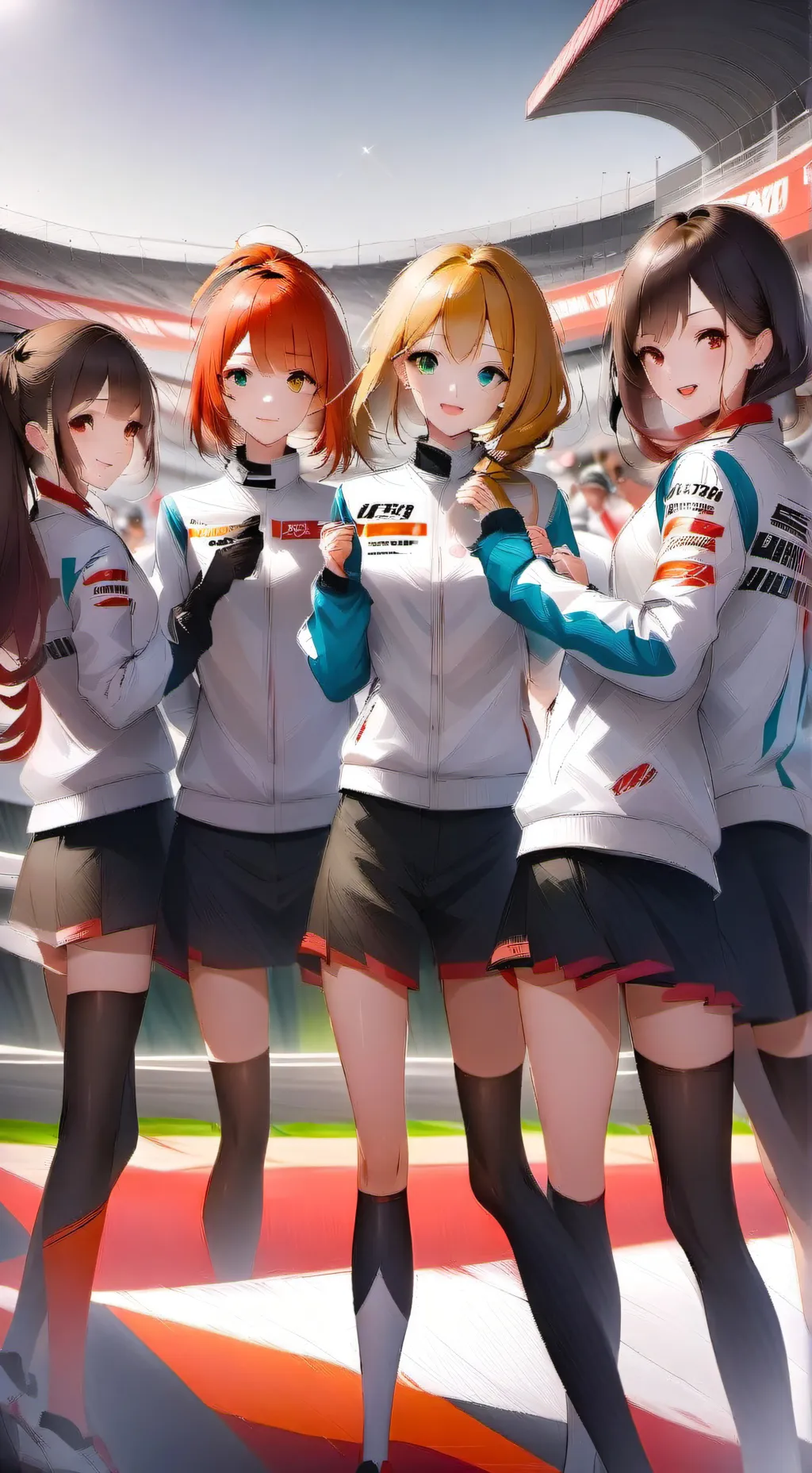 ai character: Sakura  background