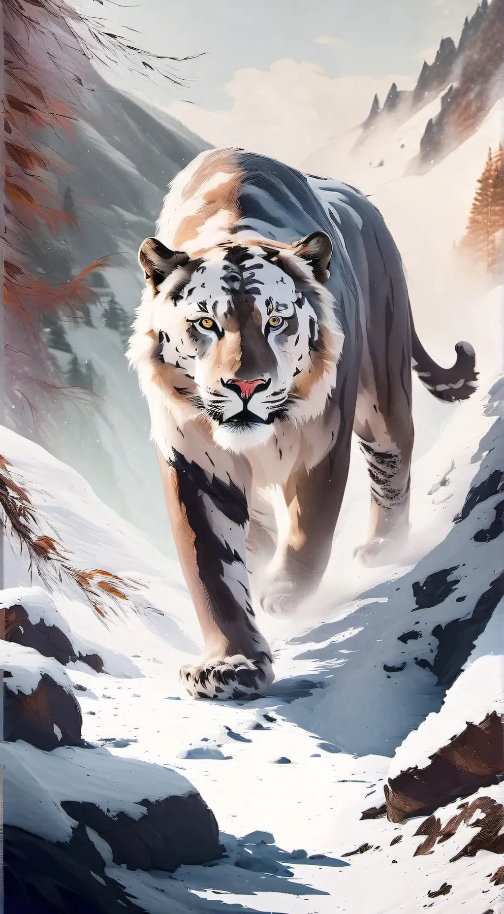 ai character: Taïga background