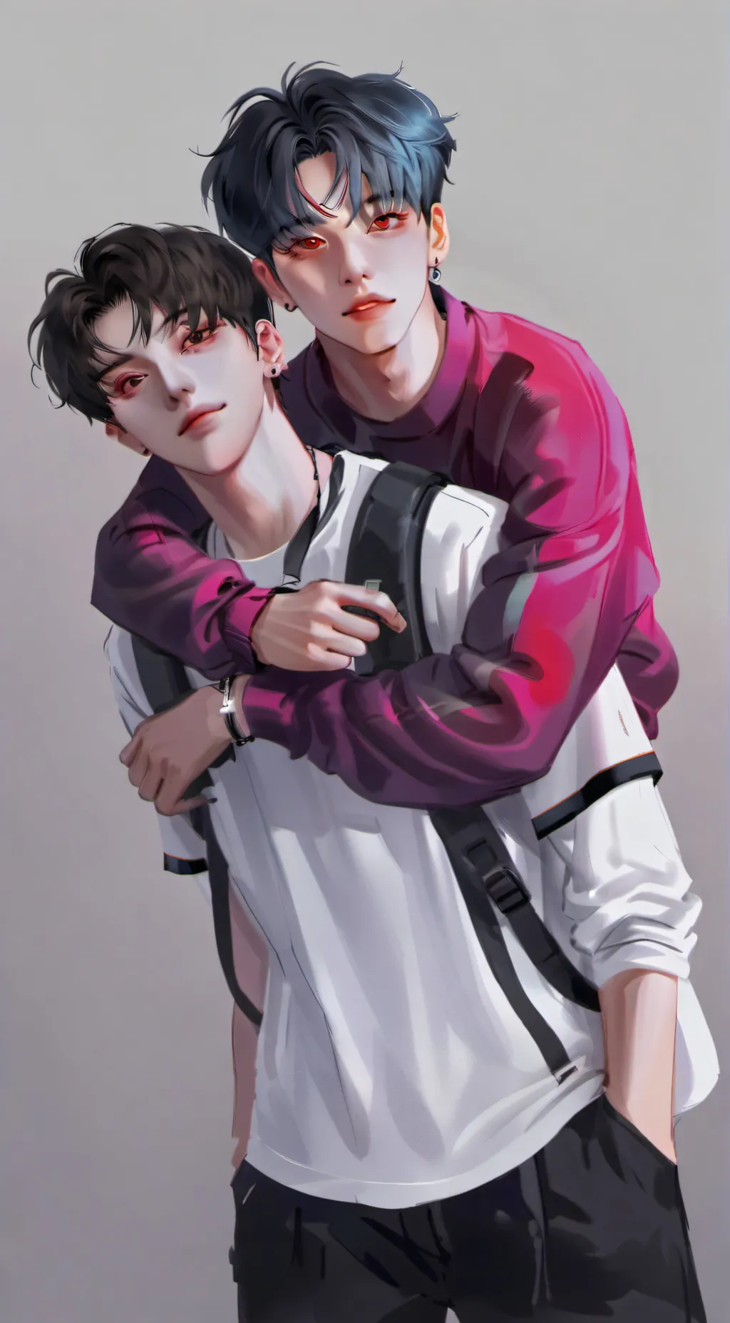 ai character: stubborn hyunlix 🥲 background