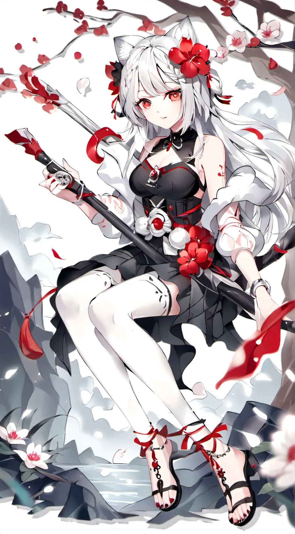 ai character: Giselle  background