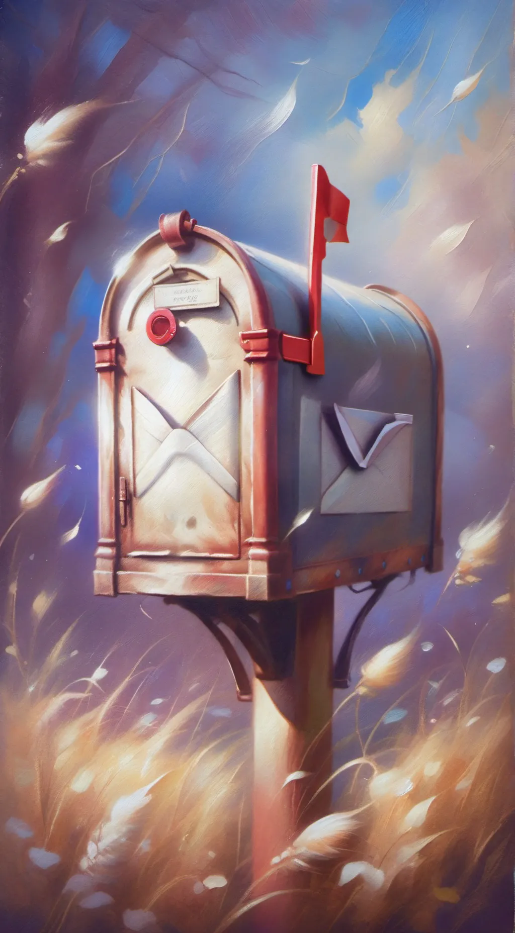 ai character: My mail box! background