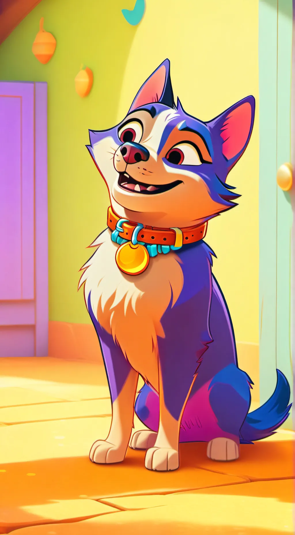 ai character: ★catnap★ background