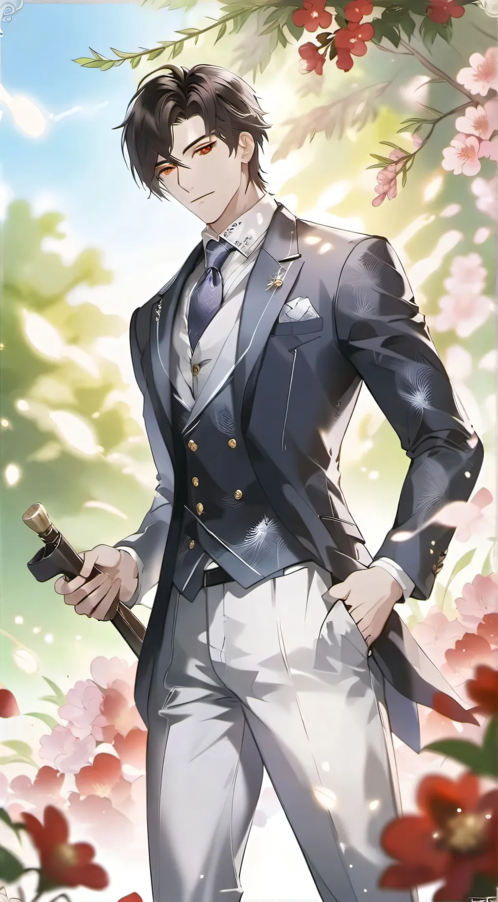 ai character: Axel  background