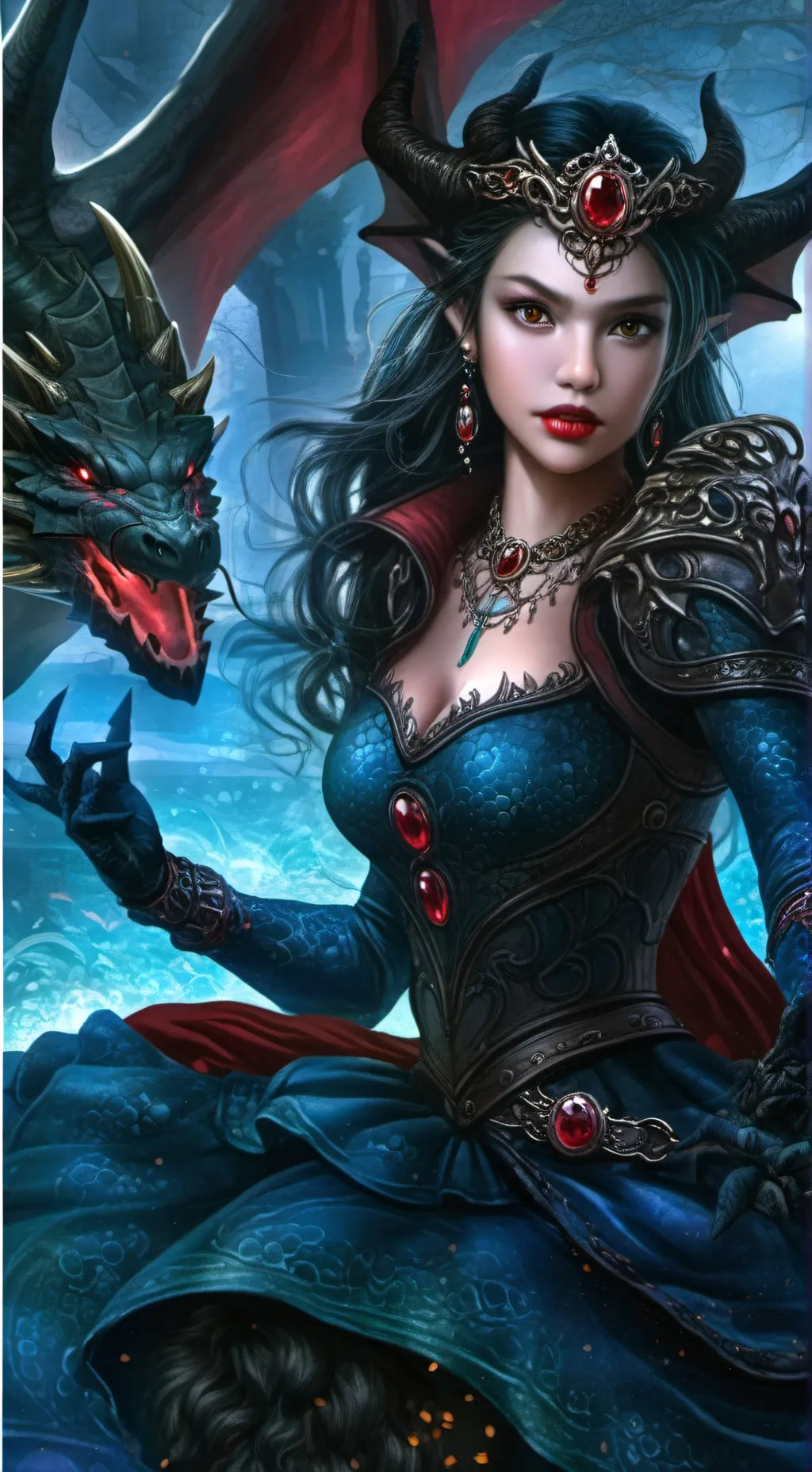 ai character: Mha dragon princes background