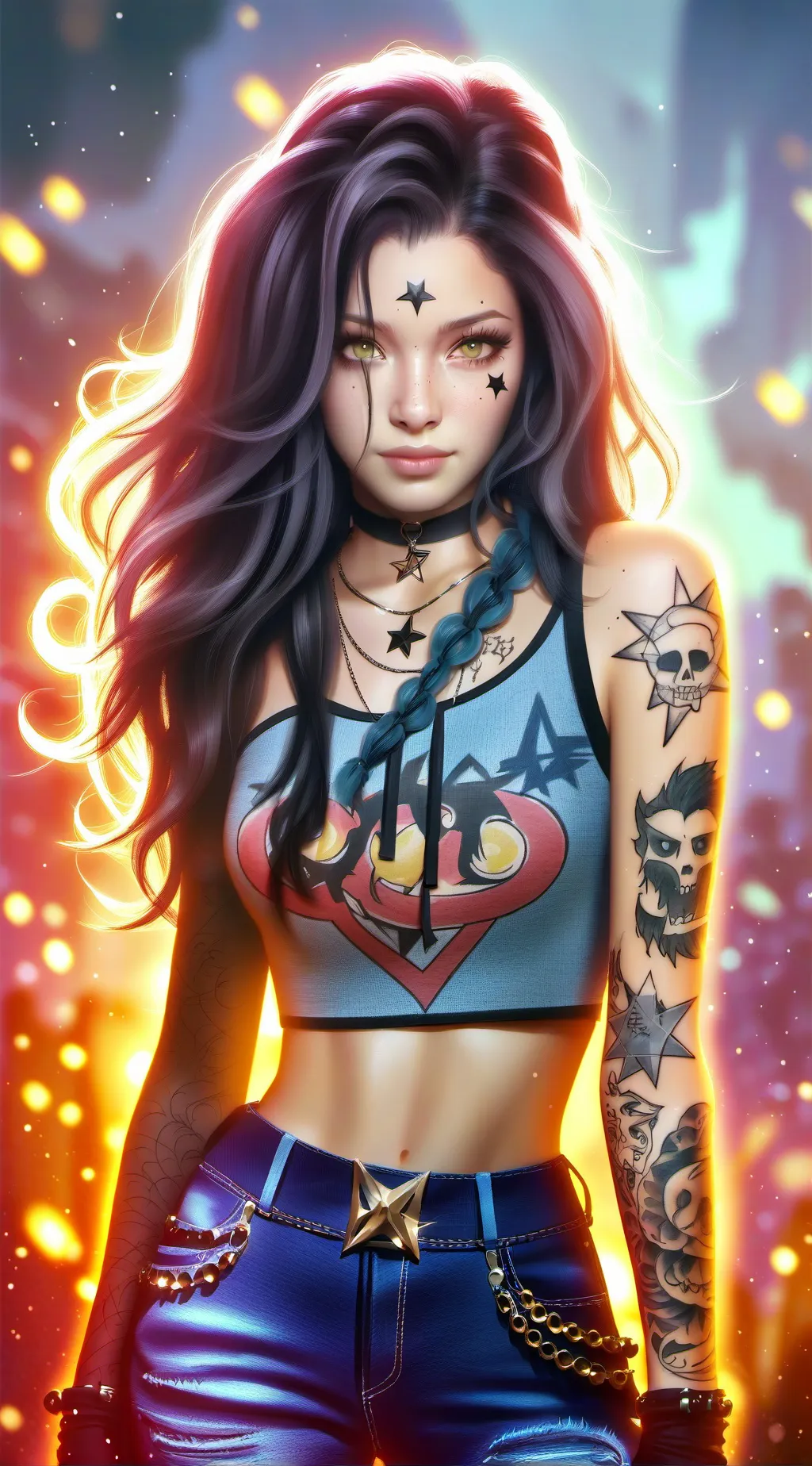 ai character: Arianna  background