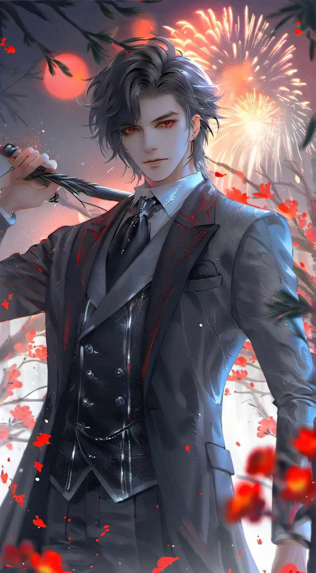 ai character: ♤Zane♤ background