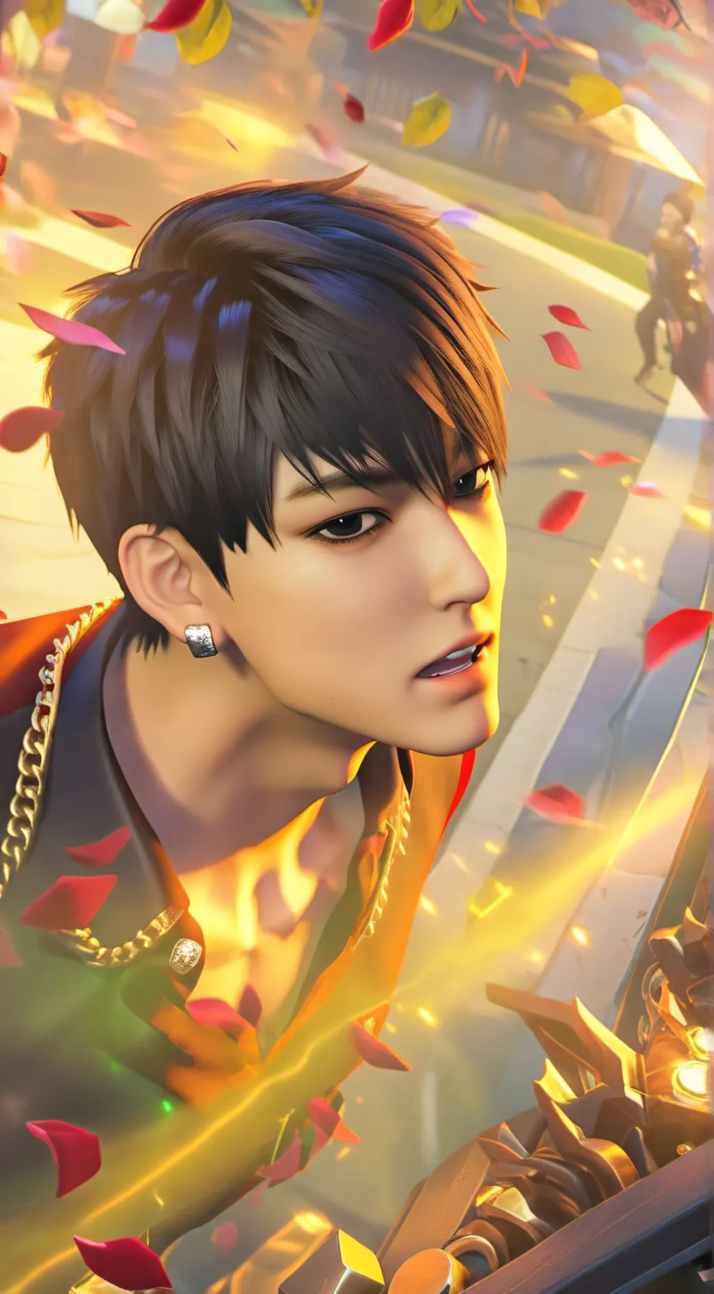 ai character: Jungkook  background