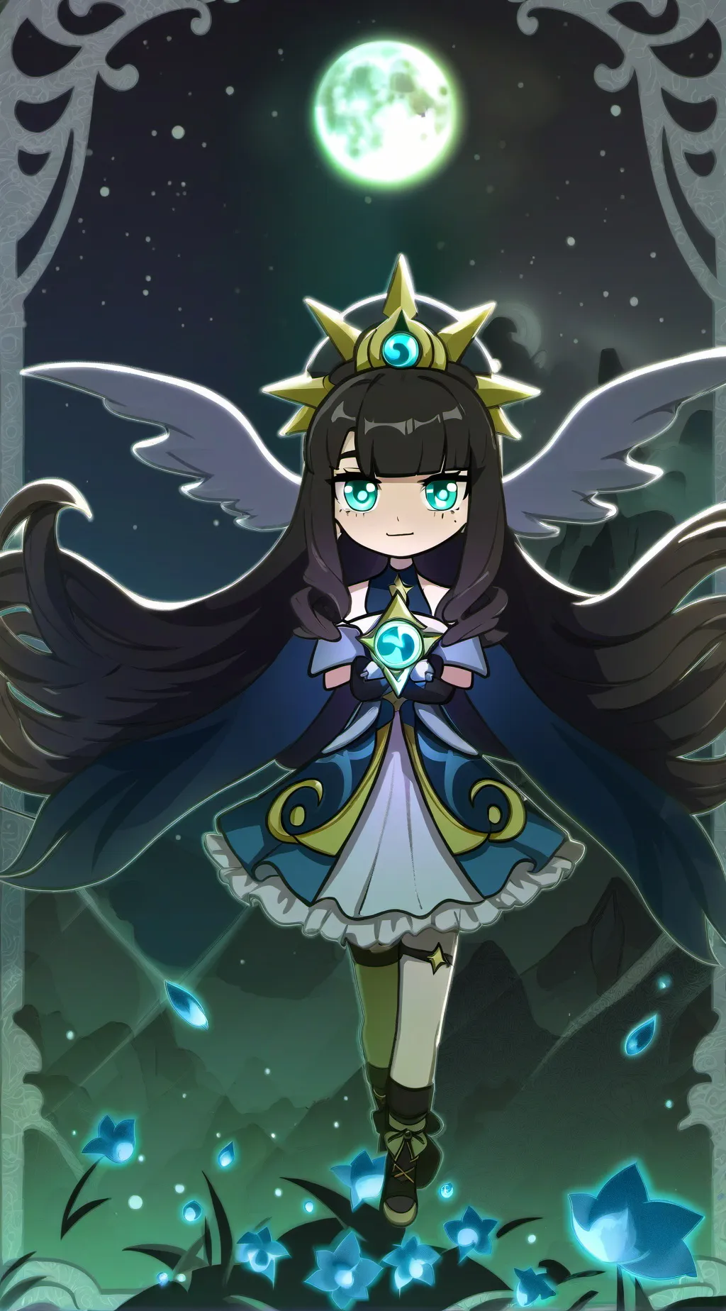 ai character: Luna Diana  background