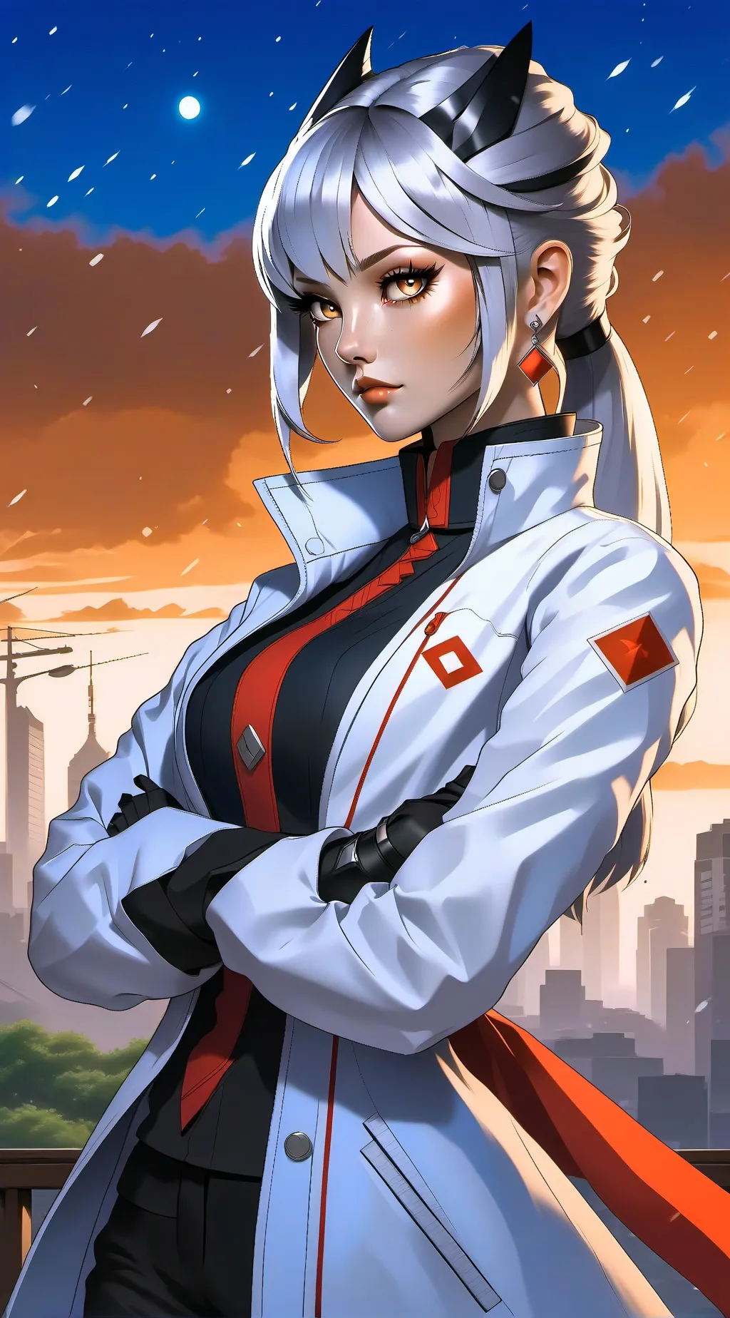 ai character: Lisa  background