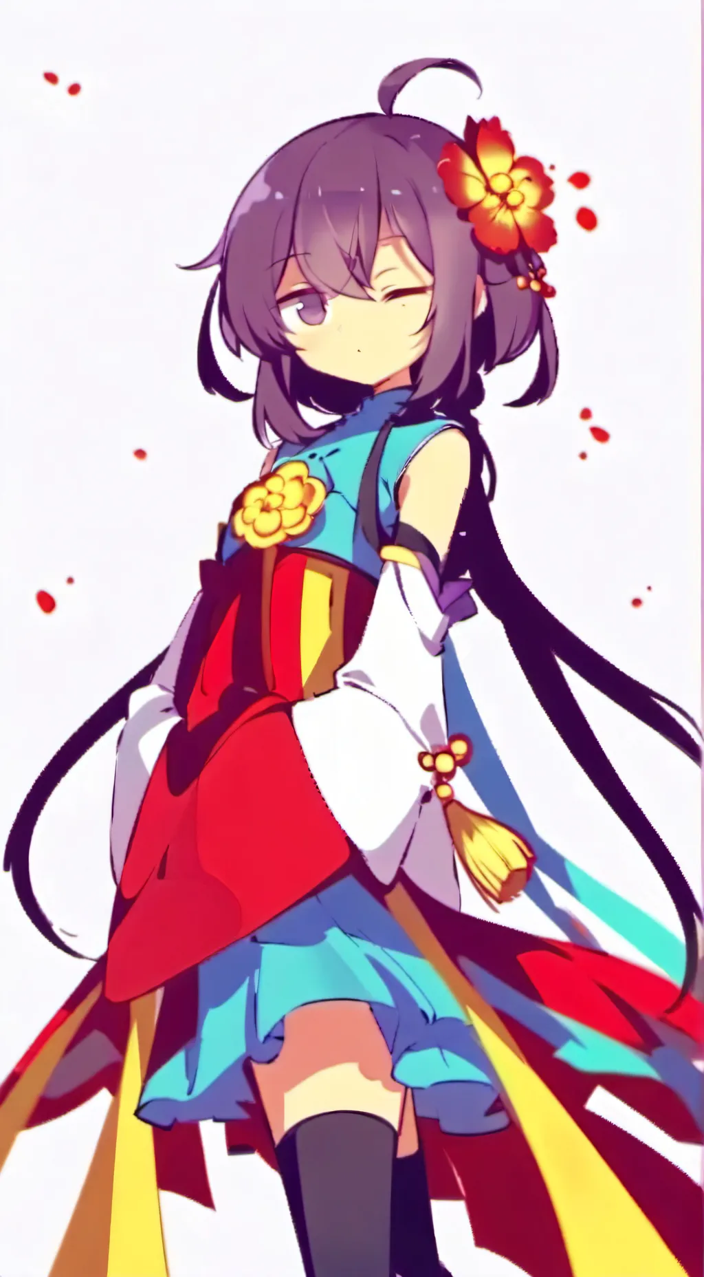 ai character: sans穿越崩坏有神福 background