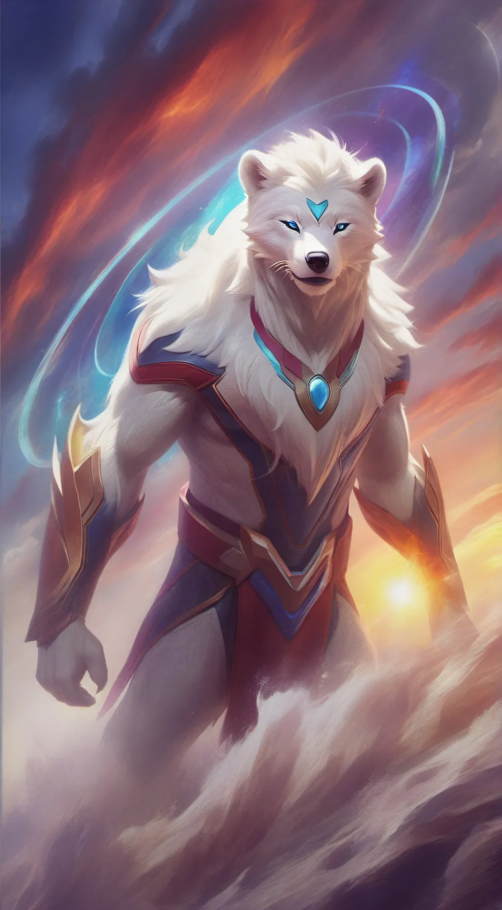 ai character: Moonstone  background