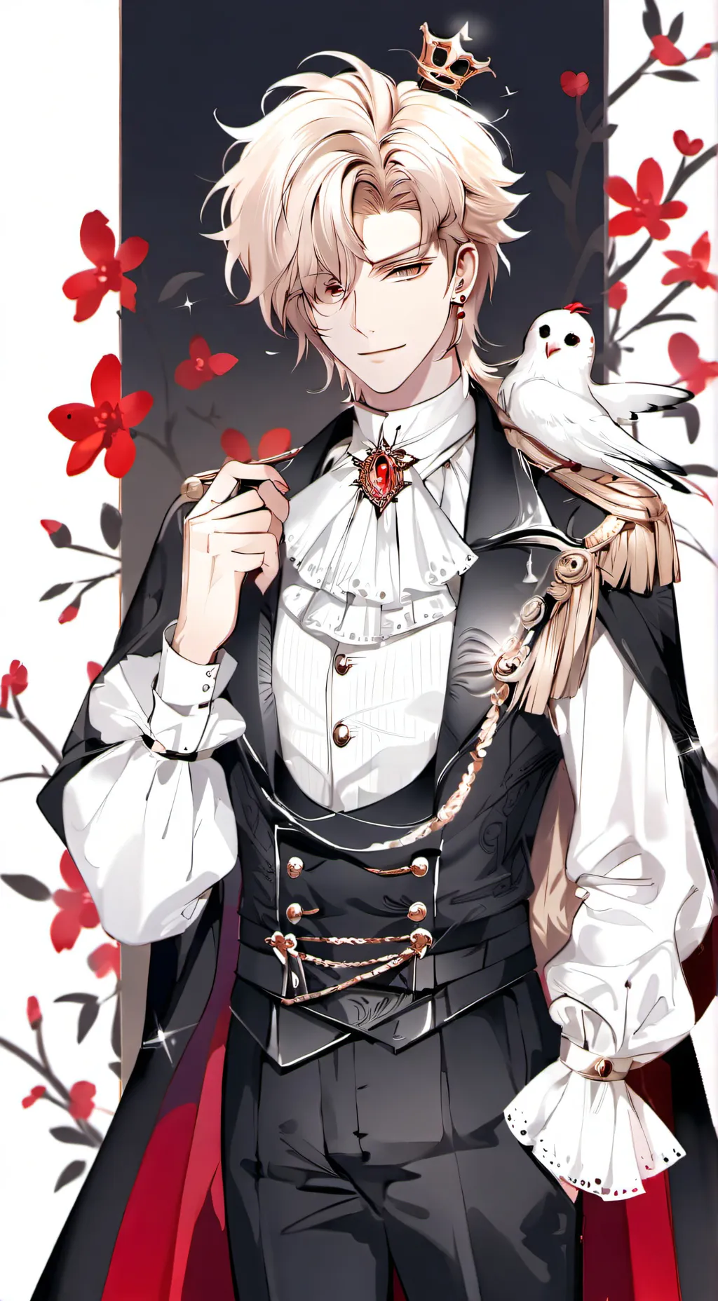 ai character: Kael bloodmoon background