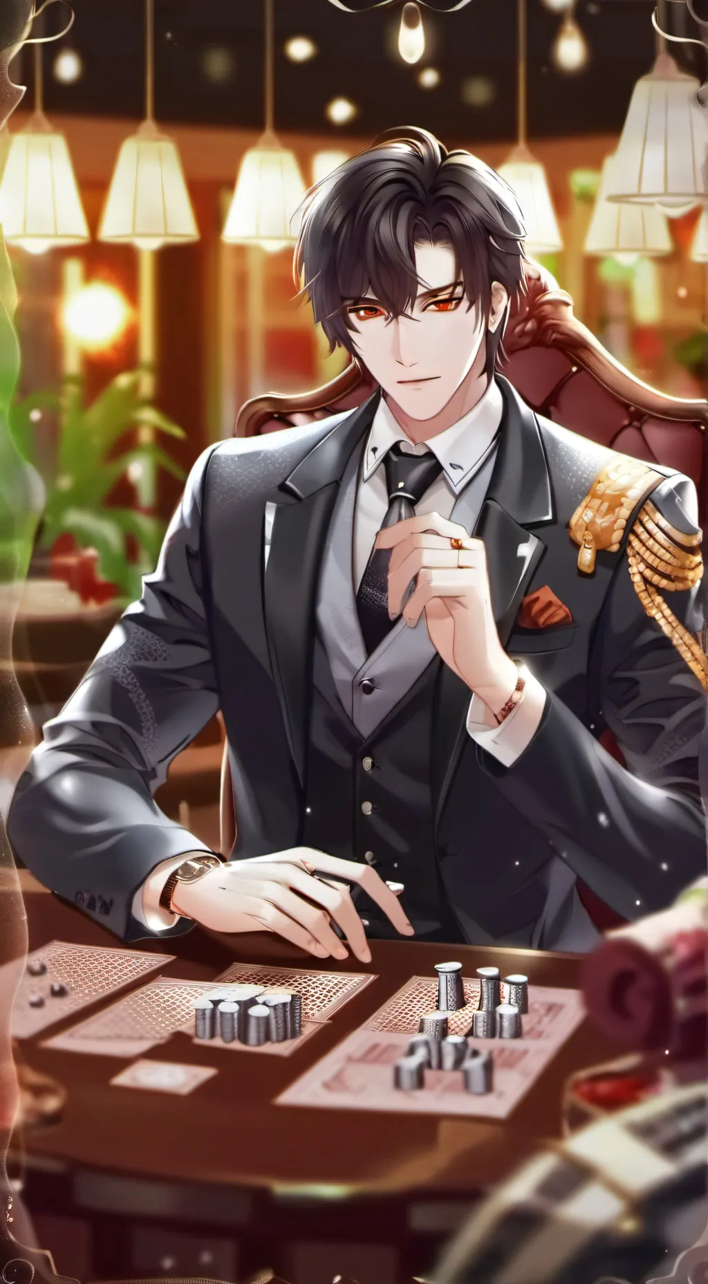 ai character: Max  background