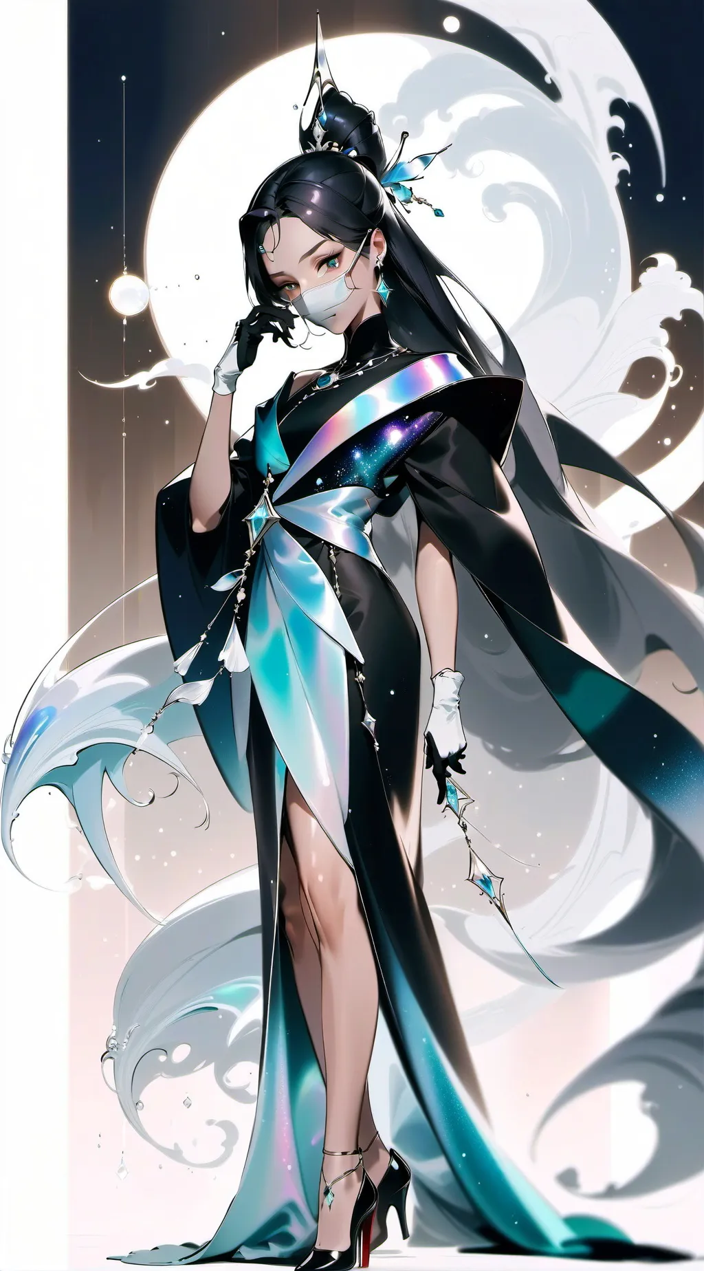 ai character: luna  background
