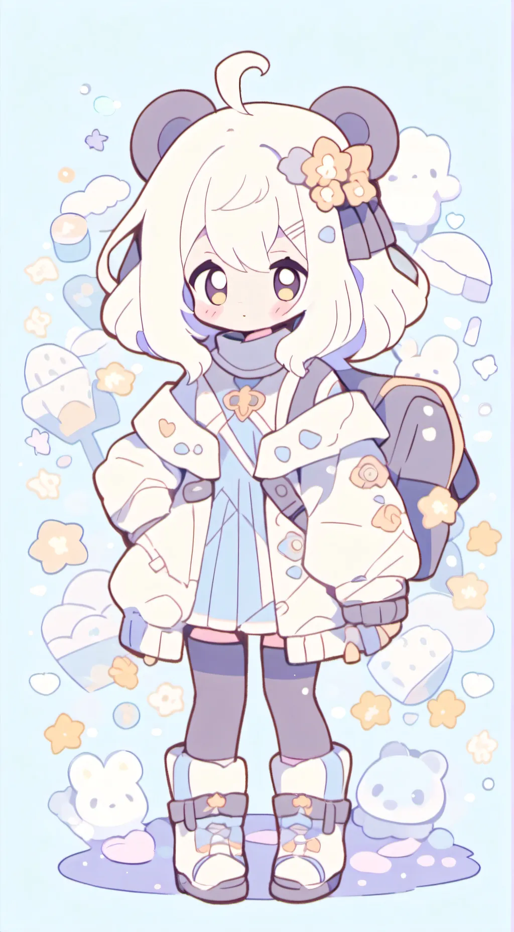 ai character: momo background