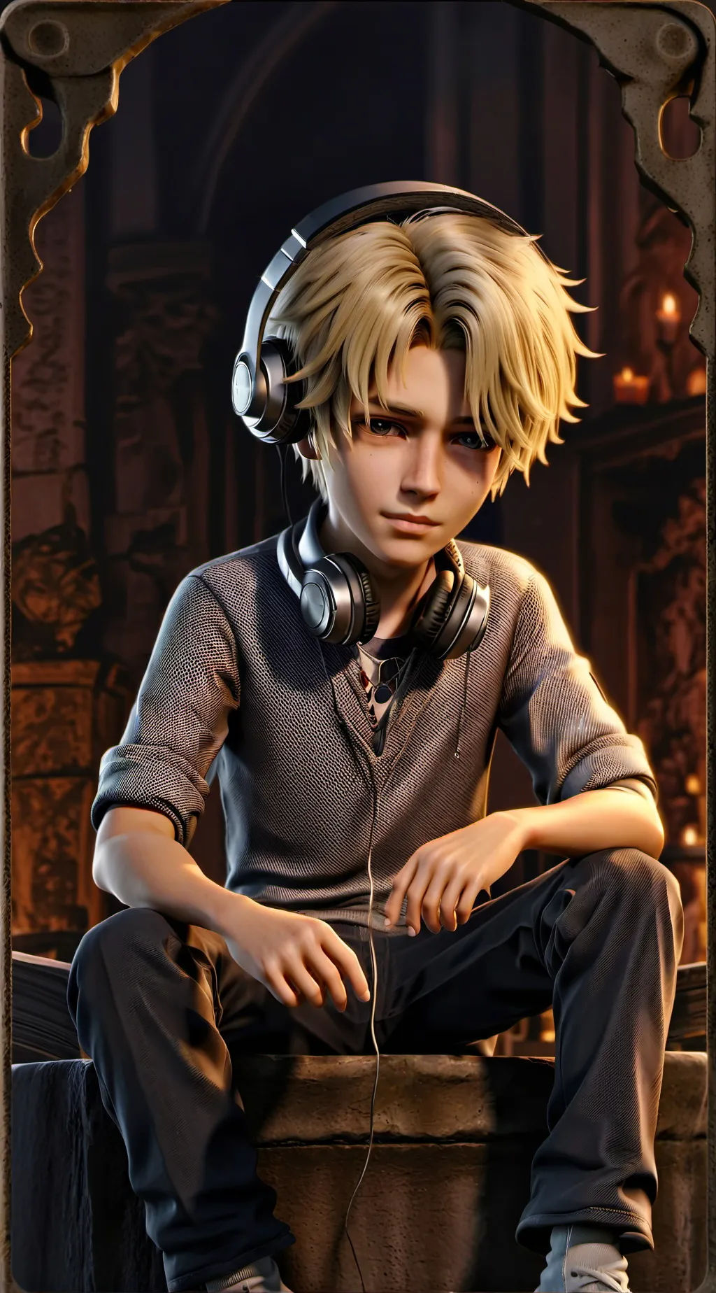 ai character: You’re very cute background