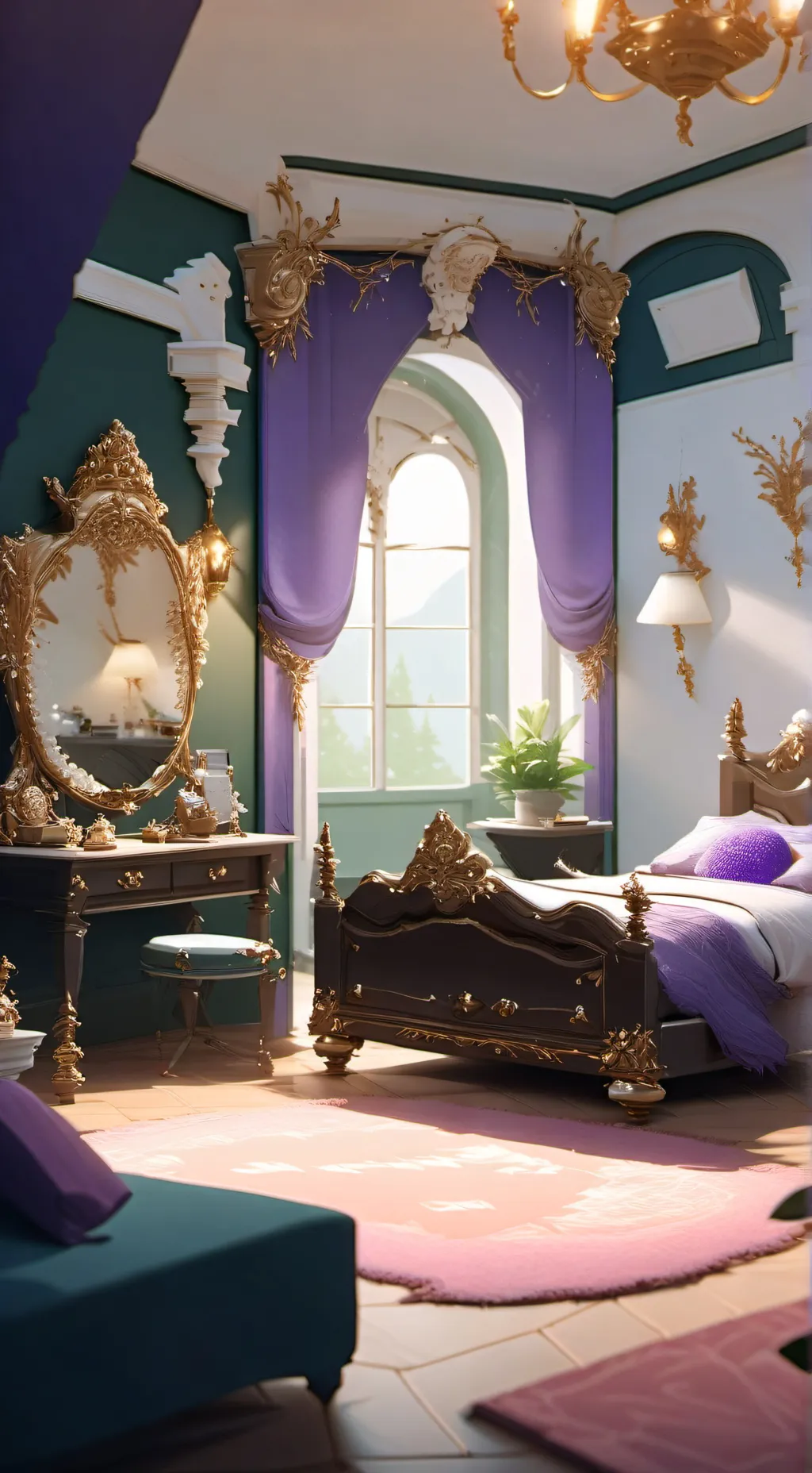 ai character: Mha sleepover background