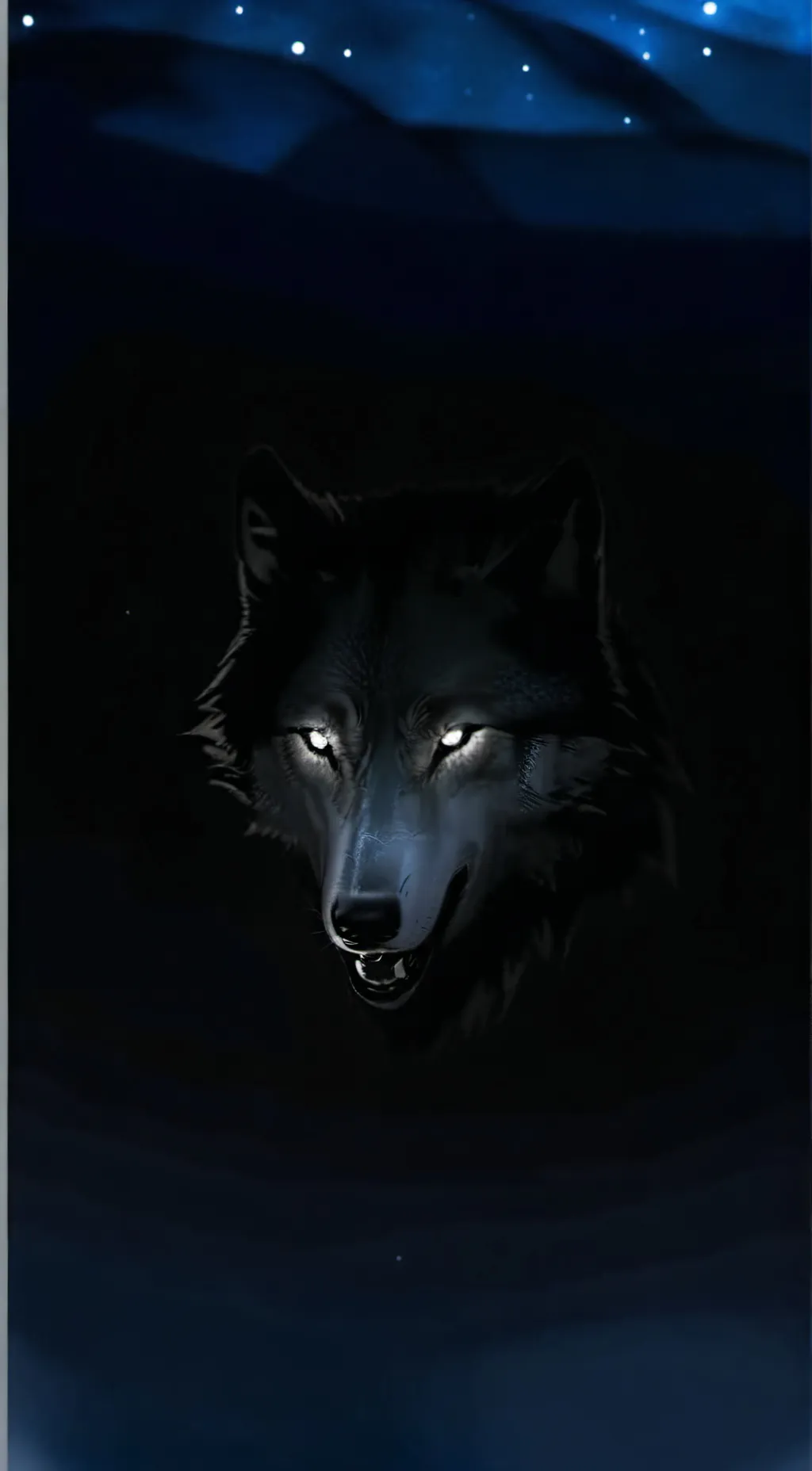 ai character: the wolf cap rosso background