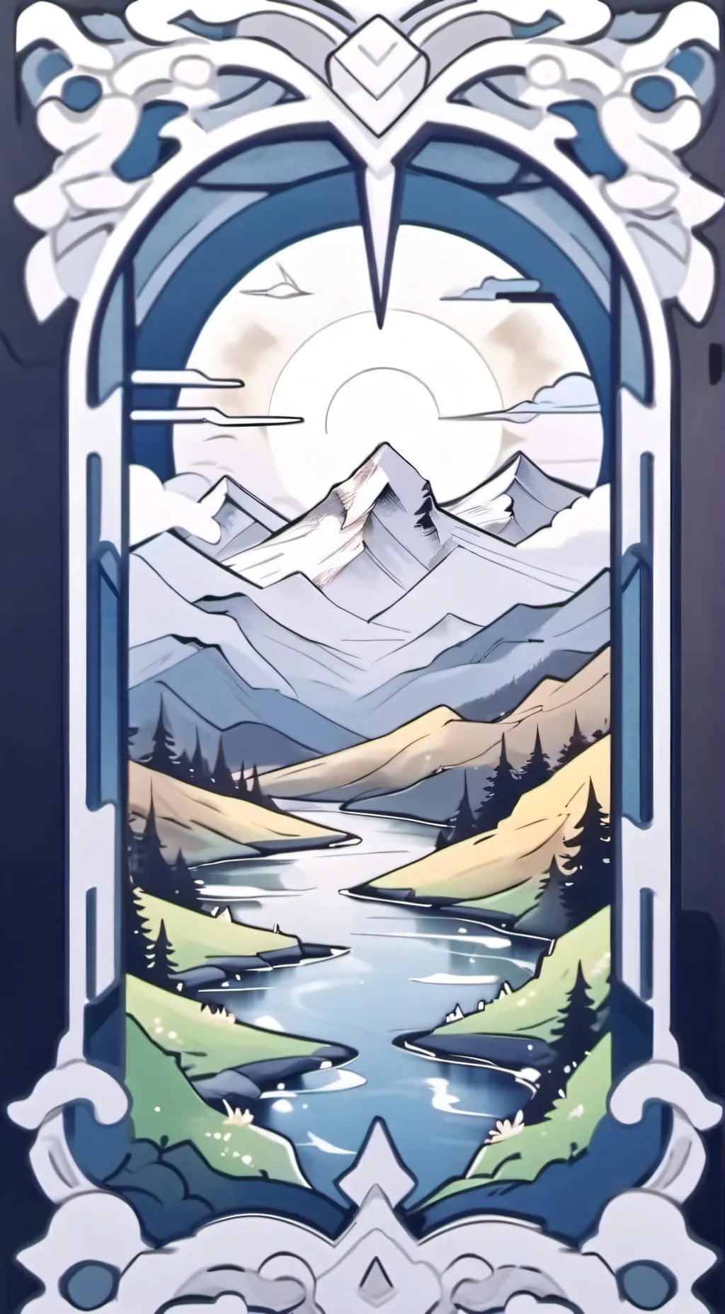 ai character: sprunki t or d background