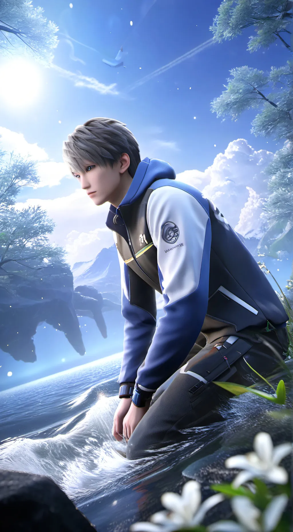 ai character: Takka  background