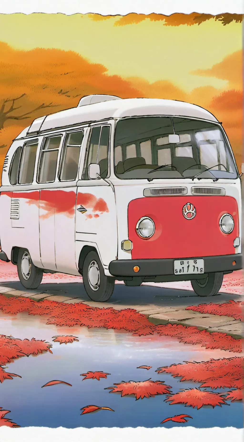 ai character: DW Road trip!  background