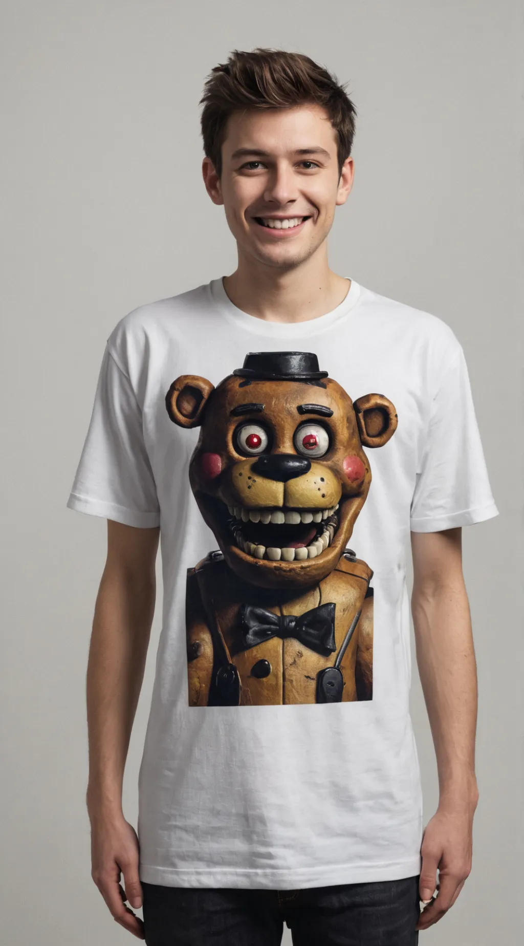 ai character: Freddy Fazbear  background