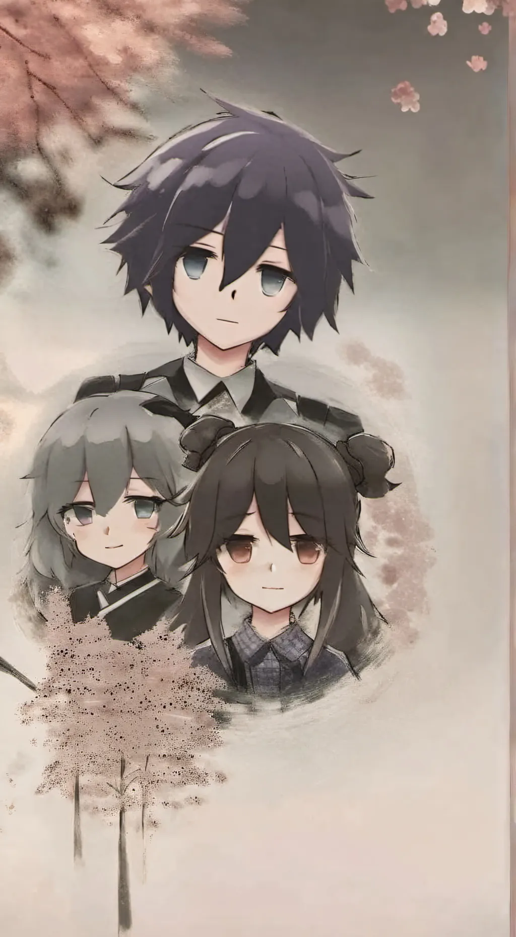 ai character: tomioka x shinobu  background